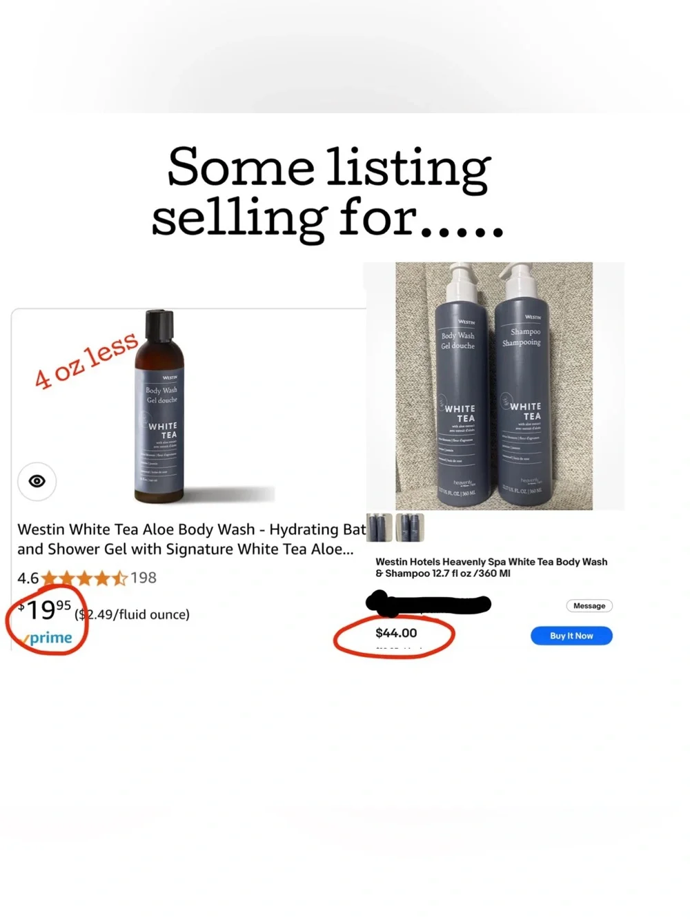 ✨ Westin White Tea Body Wash Set of 2 | 12.17 oz Each | Heavenly Spa